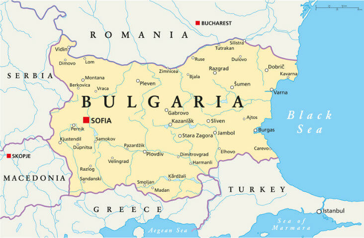 gdzie jest bułgaria
